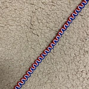 Red, white and Blue Fabric trim